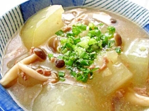 餡だく♪冬瓜の煮物